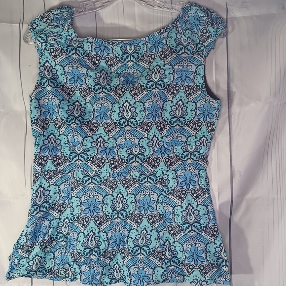 Loft 100% cotton sleeveless top - Picture 7 of 8